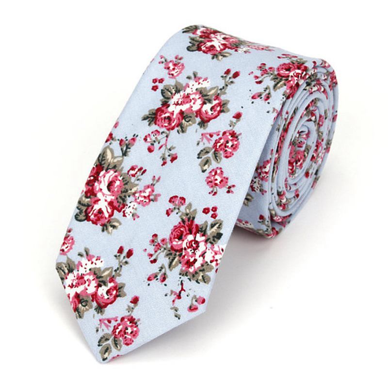 Wholesale Wholesale New Arrival Fashion Men Floral Printed Cotton Tie