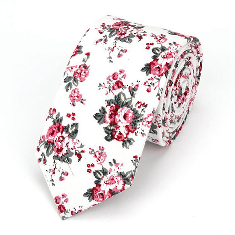 Wholesale Wholesale New Arrival Fashion Men Floral Printed Cotton Tie