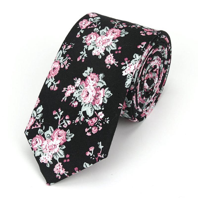 Wholesale Wholesale New Arrival Fashion Men Floral Printed Cotton Tie