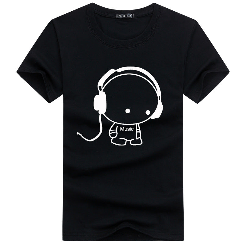 Wholesale Wholesale Men Cotton Cute Cartoon Kid Printed Casual T-shirts