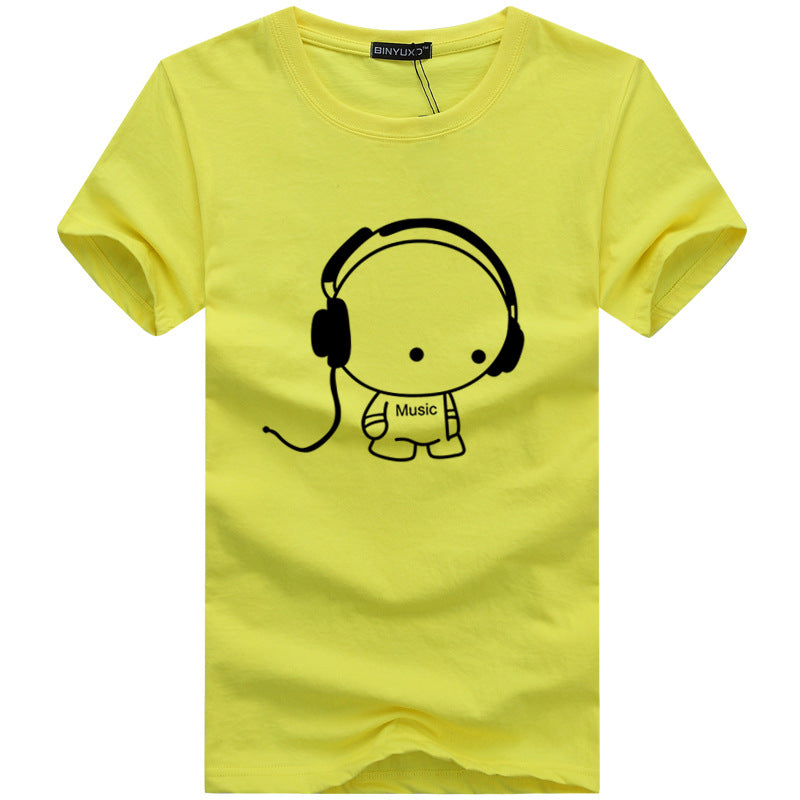 Wholesale Wholesale Men Cotton Cute Cartoon Kid Printed Casual T-shirts