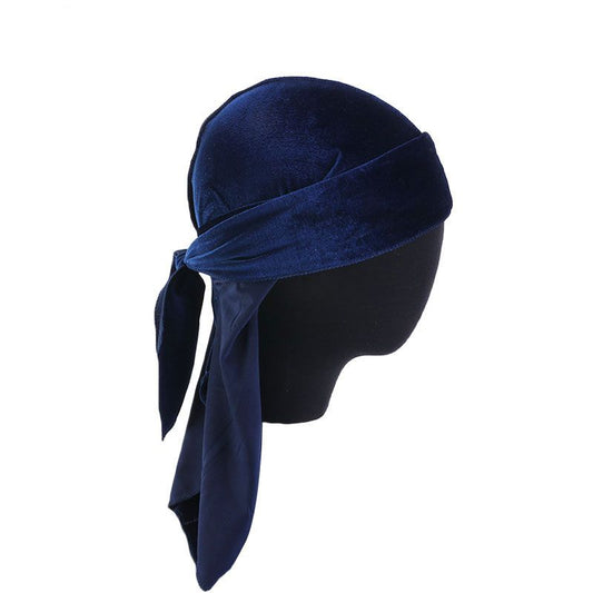 Wholesale Wholesale Men Women Solid Color Velvet Durag