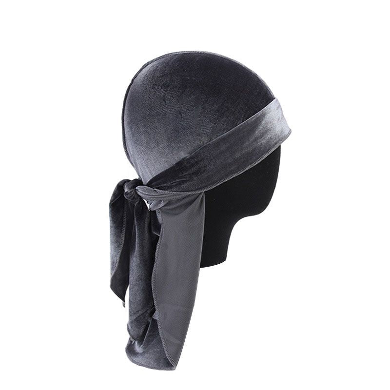 Wholesale Wholesale Men Women Solid Color Velvet Durag