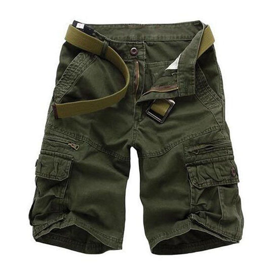 Wholesale Men Solid Color Fashion Shorts Without Belt