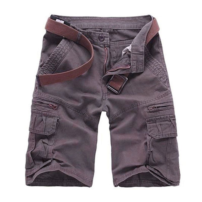 Wholesale Men Solid Color Fashion Shorts Without Belt