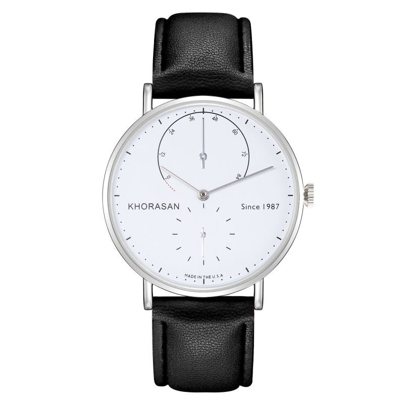 Wholesale Fashion Men Simple Solid Color PU Band Business Waist Watch