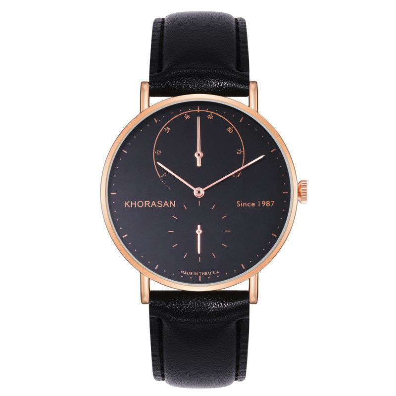 Wholesale Fashion Men Simple Solid Color PU Band Business Waist Watch