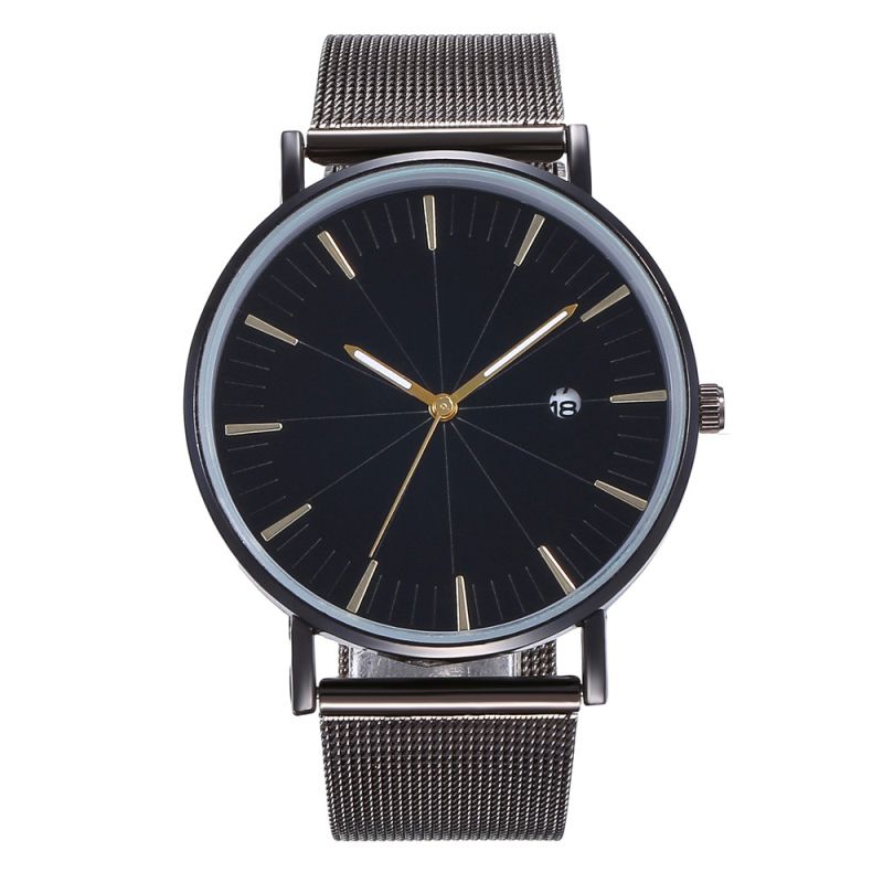 Wholesale Casual Men And Women Metal Mesh Band Leisure Watch