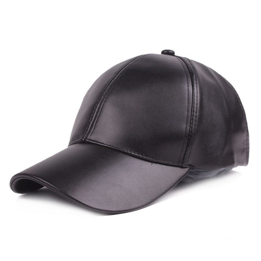 Wholesale Hot Sale Simple Plain PU Design Women Men Casual Cap