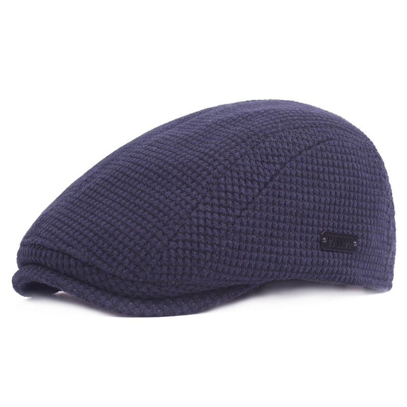 Wholesale Hot Sale Casual Men Winter Thickening Cotton Peaked Cap