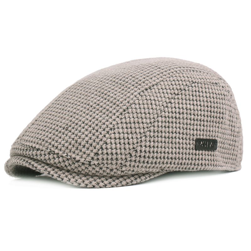 Wholesale Hot Sale Casual Men Winter Thickening Cotton Peaked Cap