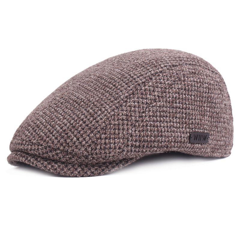 Wholesale Hot Sale Casual Men Winter Thickening Cotton Peaked Cap