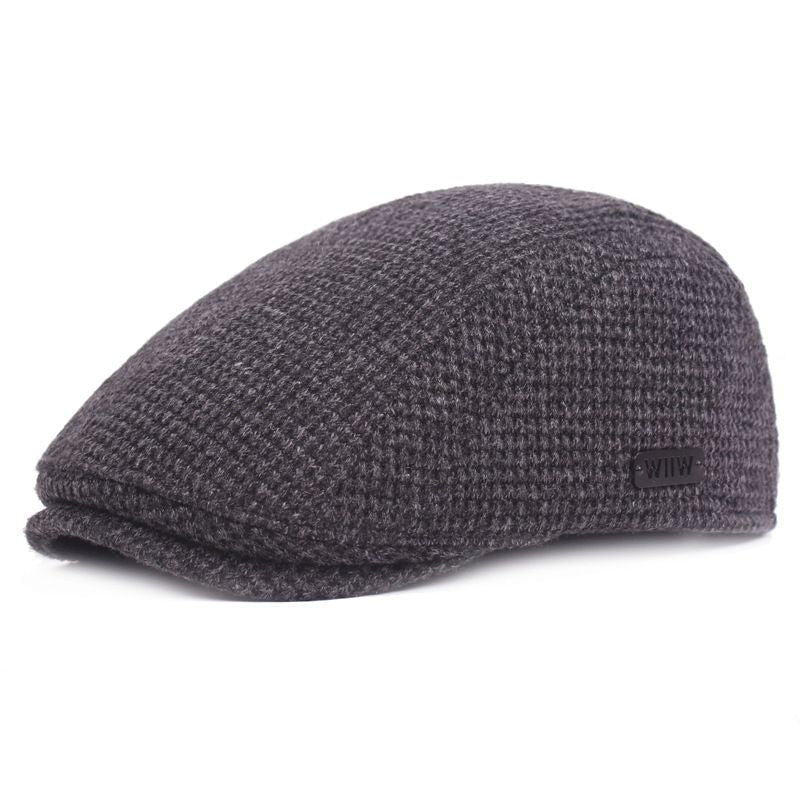 Wholesale Hot Sale Casual Men Winter Thickening Cotton Peaked Cap