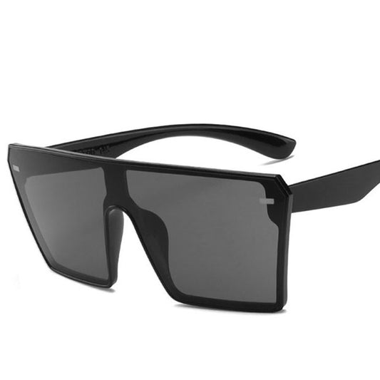 Wholesale Fashion Oversize Square Women Men Flat Top Gradient Sunglasses