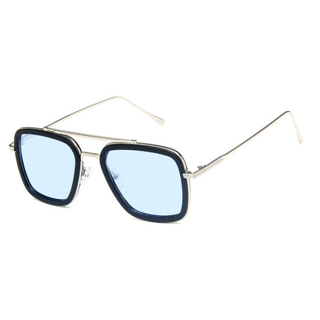 Wholesale Classic Men Women Square Mirror Sunglasses