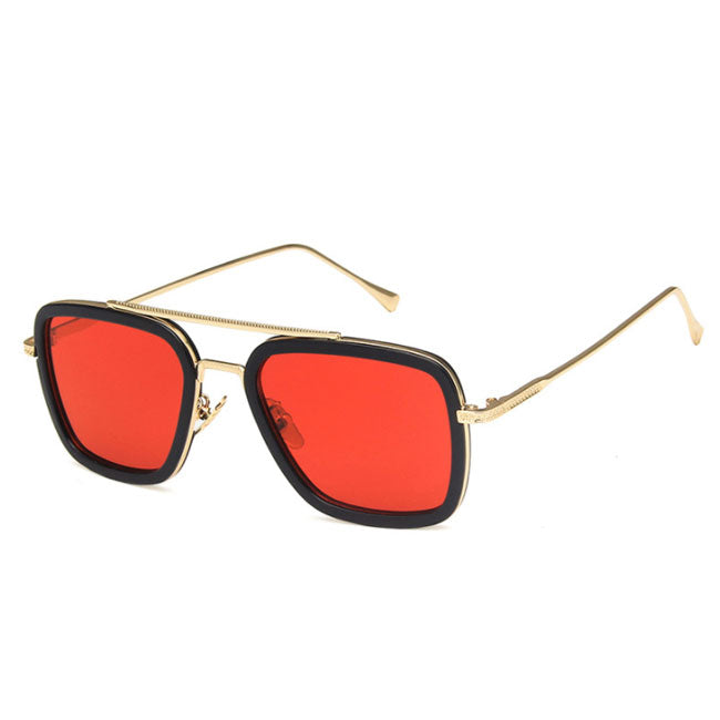 Wholesale Classic Men Women Square Mirror Sunglasses