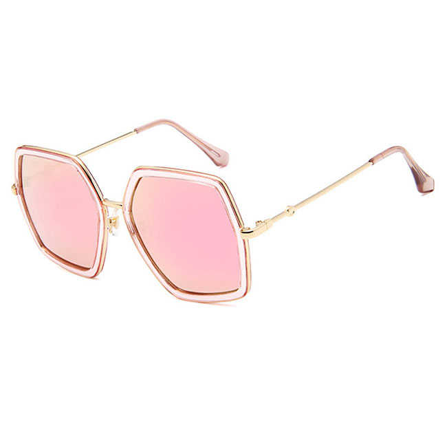 Wholesale Fashion Square Frame Women Men Sunglass