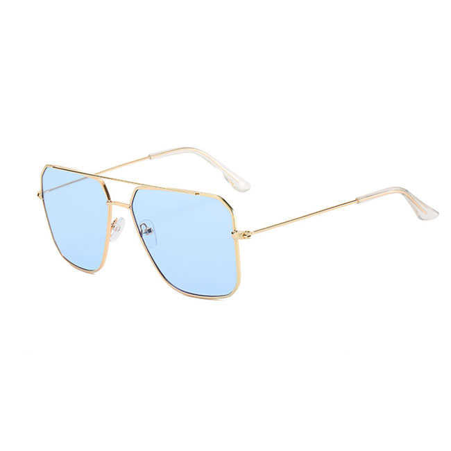 Wholesale Women Men Big Frame Gradient Color Fashion Sunglasses