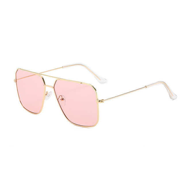 Wholesale Women Men Big Frame Gradient Color Fashion Sunglasses