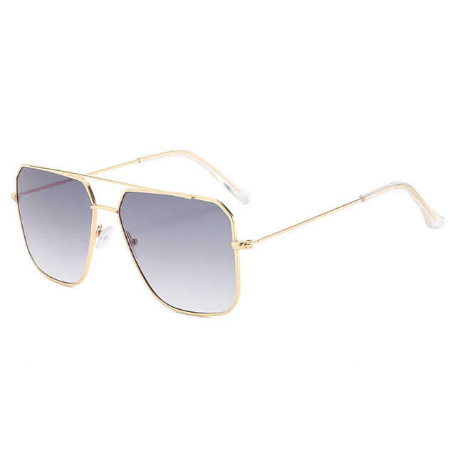 Wholesale Women Men Big Frame Gradient Color Fashion Sunglasses