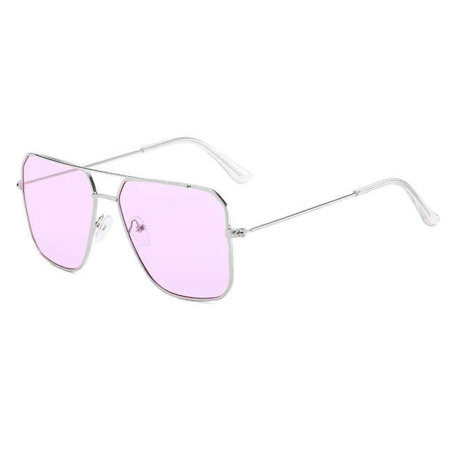 Wholesale Women Men Big Frame Gradient Color Fashion Sunglasses