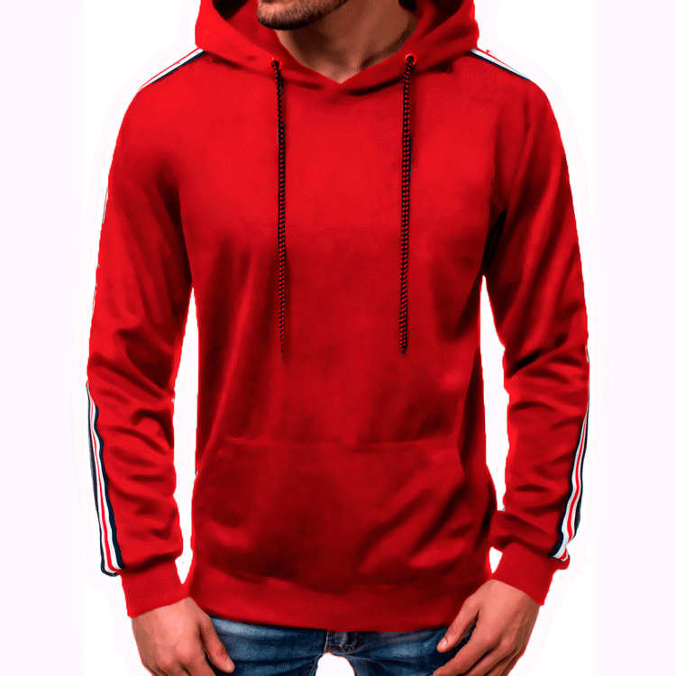 Wholesale M-3XL Men Casual Long-sleeve Drawstring Pullover Hoodies