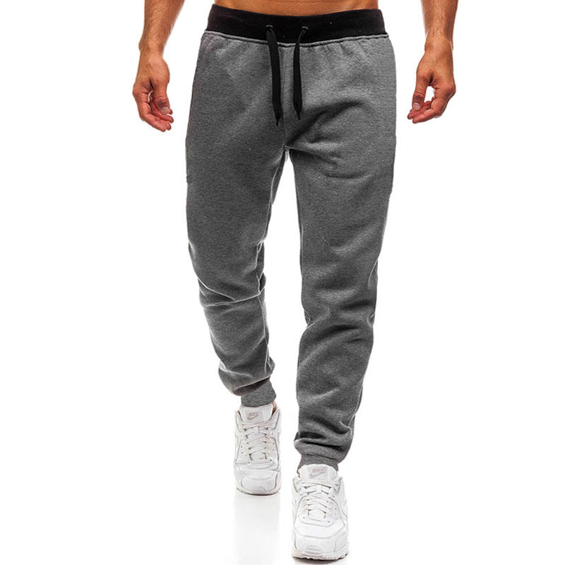 Wholesale M-2XL Simple Drawstring Design Men Sports Pants