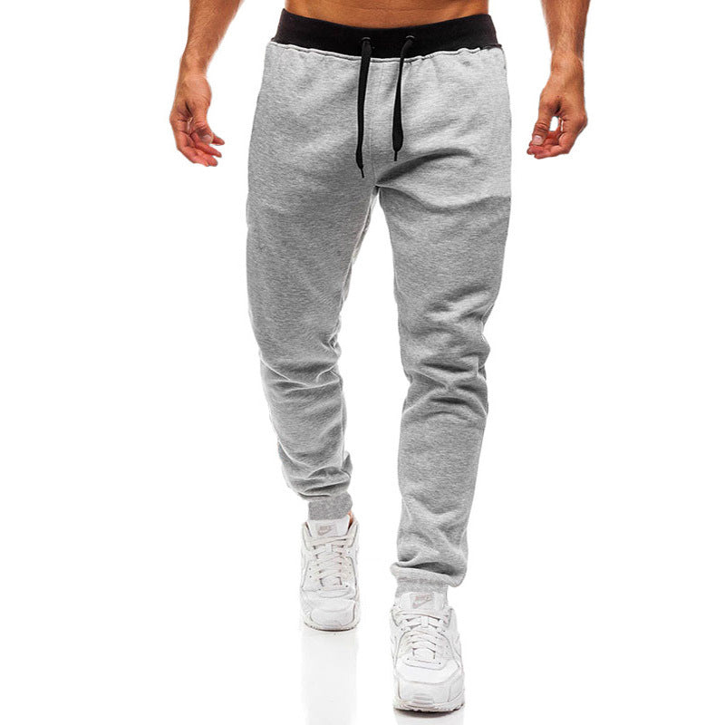 Wholesale M-2XL Simple Drawstring Design Men Sports Pants