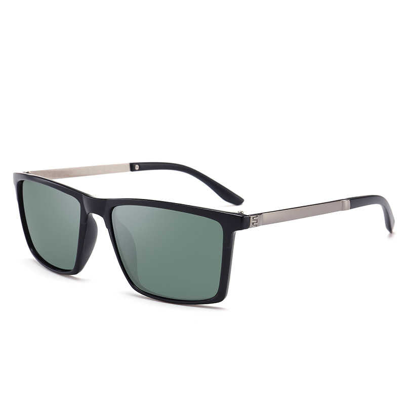 Wholesale Polarized Square Retro Anti-Glare Men Sunglasses