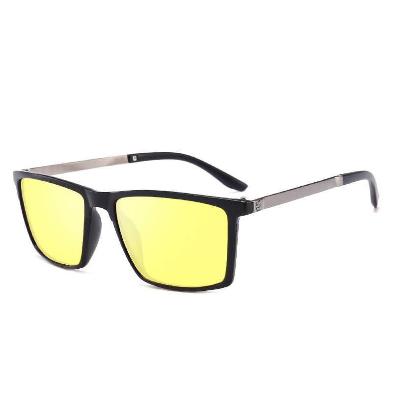 Wholesale Polarized Square Retro Anti-Glare Men Sunglasses