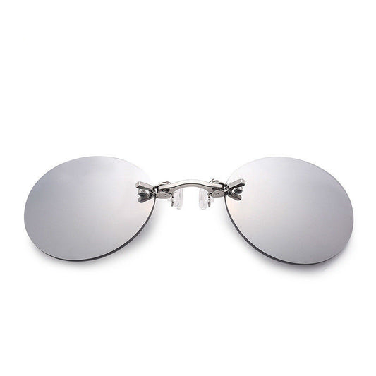 Wholesale Men Vintage Anti-uv Rimless Sunglasses