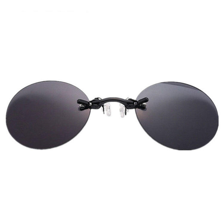 Wholesale Men Vintage Anti-uv Rimless Sunglasses