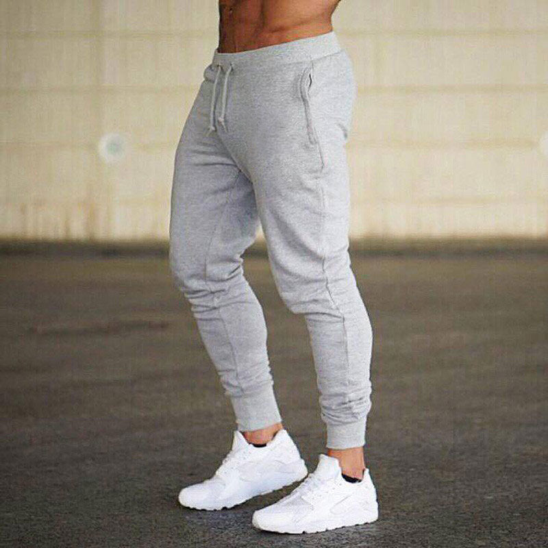 Wholesale M-3XL Men Solid Color Sports Jogger Pants