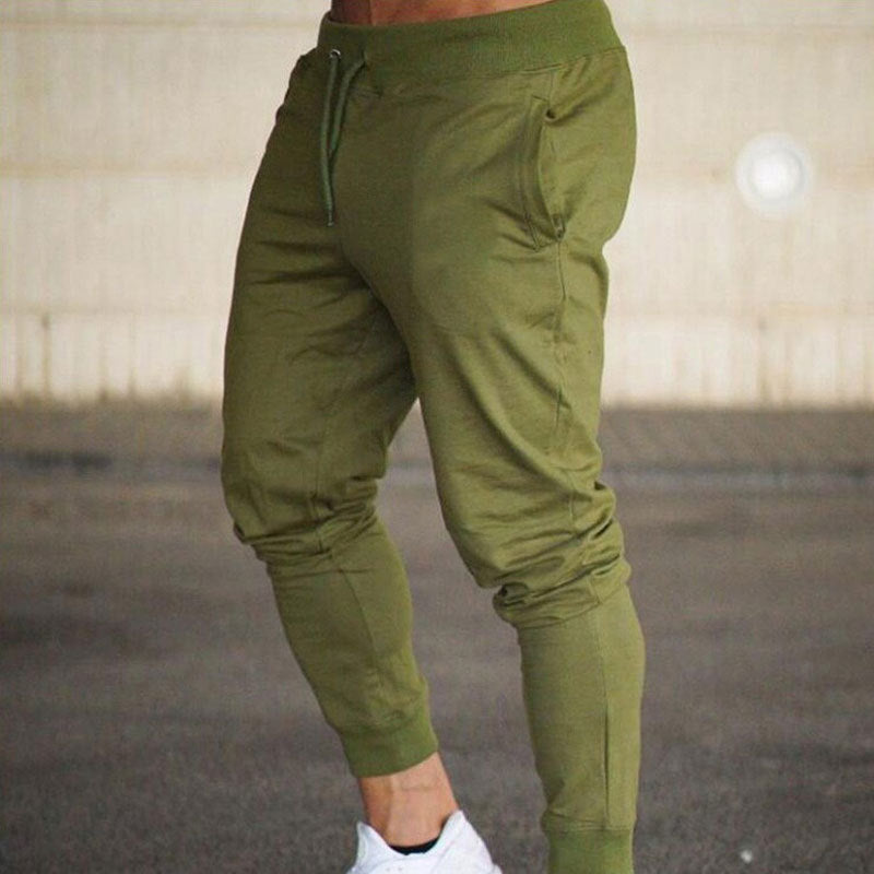 Wholesale M-3XL Men Solid Color Sports Jogger Pants