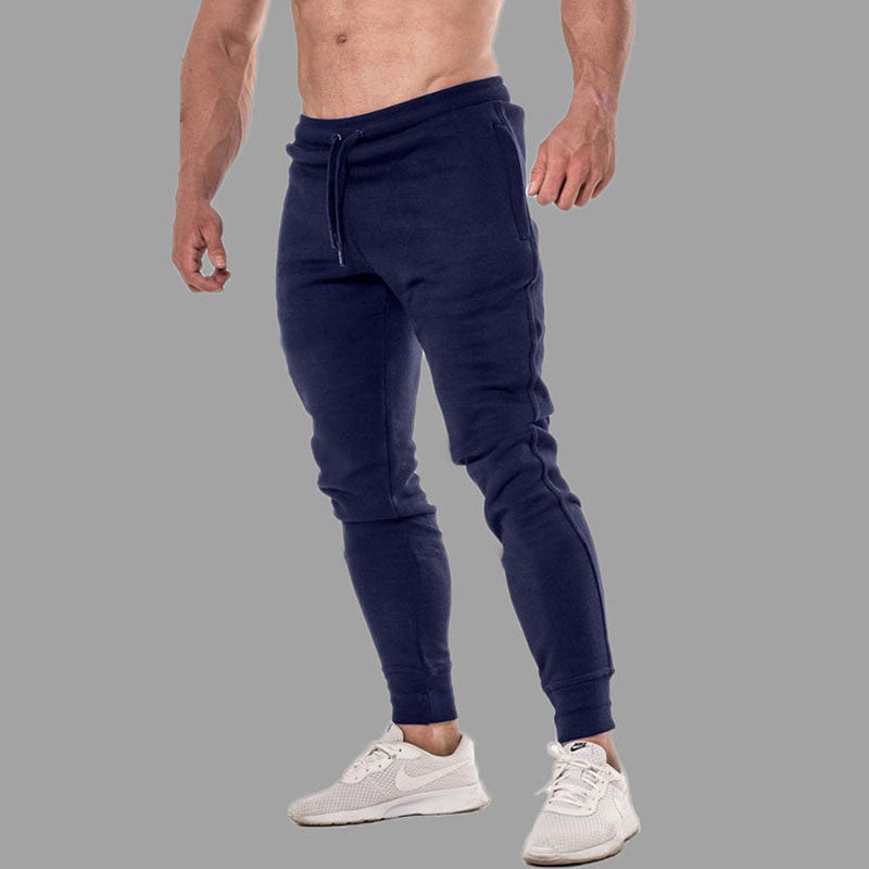 Wholesale M-3XL Men Solid Color Sports Jogger Pants