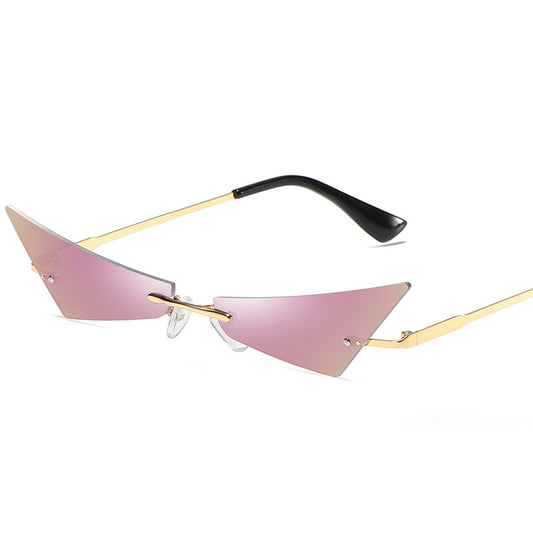 Wholesale Unique Men Women Small Frameless Sunglasses