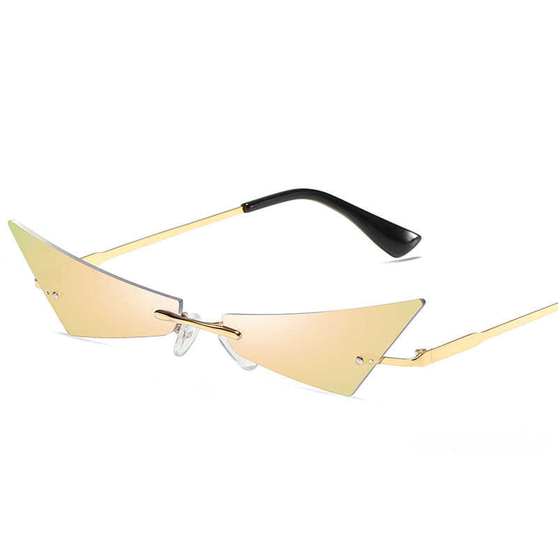 Wholesale Unique Men Women Small Frameless Sunglasses