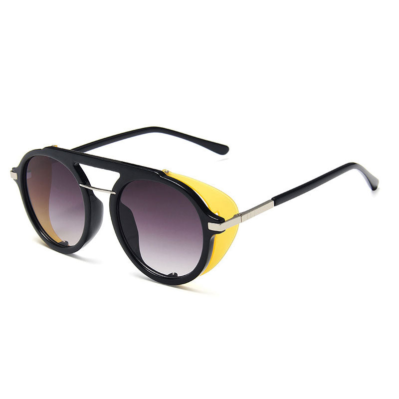 Wholesale Men Women Retro Round Frame Sunglasses