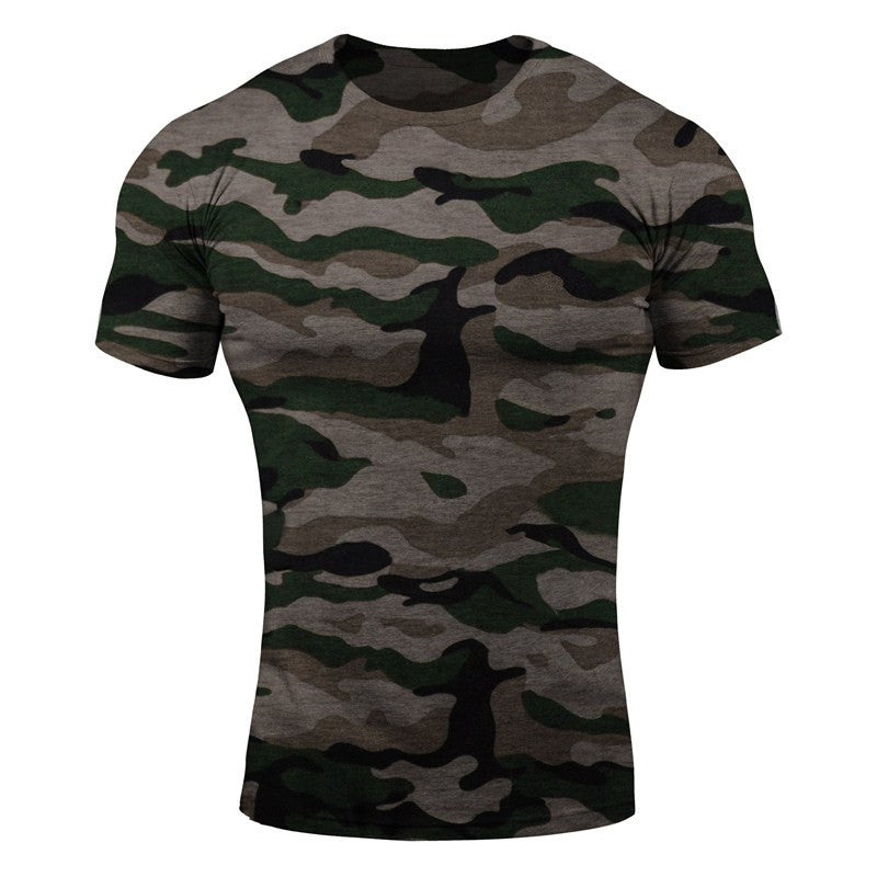 Wholesale M-XXL Men Slim Fit Round Collar Letter Print T-shirt