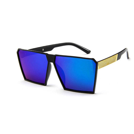 Wholesale Men Women Retro Square Big Frame Sunglasses