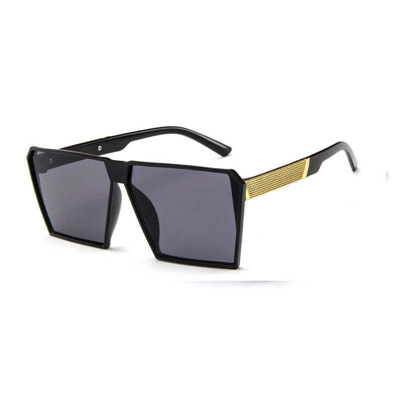 Wholesale Men Women Retro Square Big Frame Sunglasses