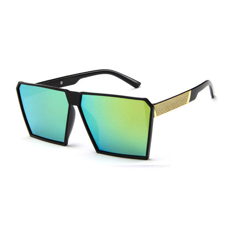 Wholesale Men Women Retro Square Big Frame Sunglasses