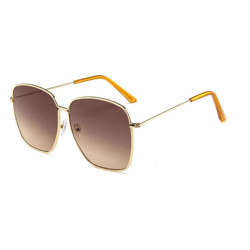 Wholesale Men Women Retro Square Metal Frame Sunglasses