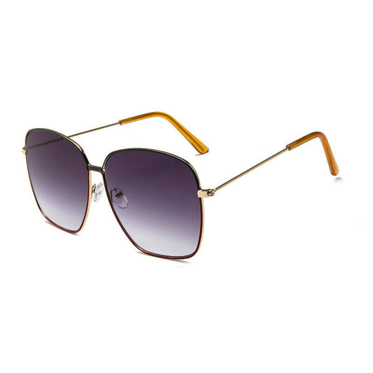 Wholesale Men Women Retro Square Metal Frame Sunglasses