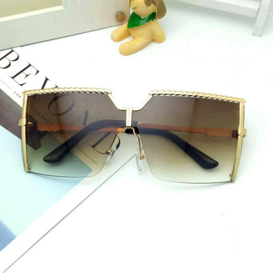 Wholesale Oversized Square Frame Women Men Sunglasses