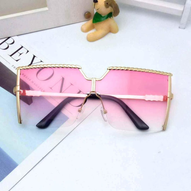 Wholesale Oversized Square Frame Women Men Sunglasses