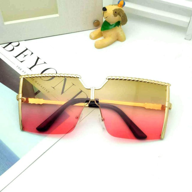 Wholesale Oversized Square Frame Women Men Sunglasses