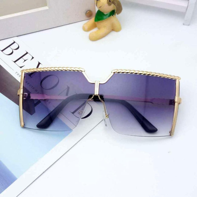 Wholesale Oversized Square Frame Women Men Sunglasses