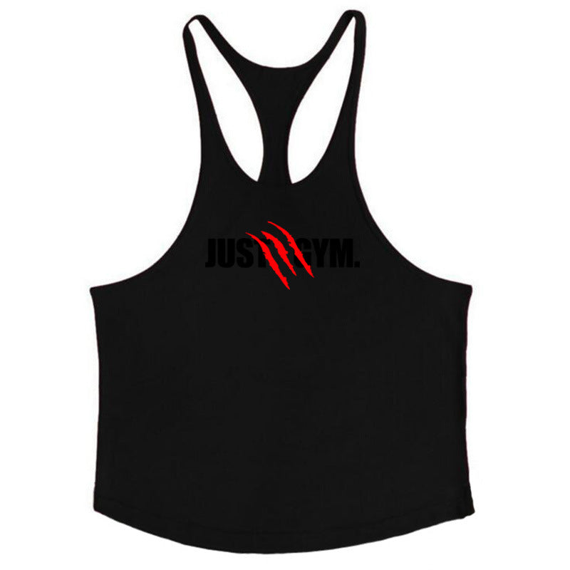 Wholesale M-2XL Men Fashion Letter Print Sports Tank Top