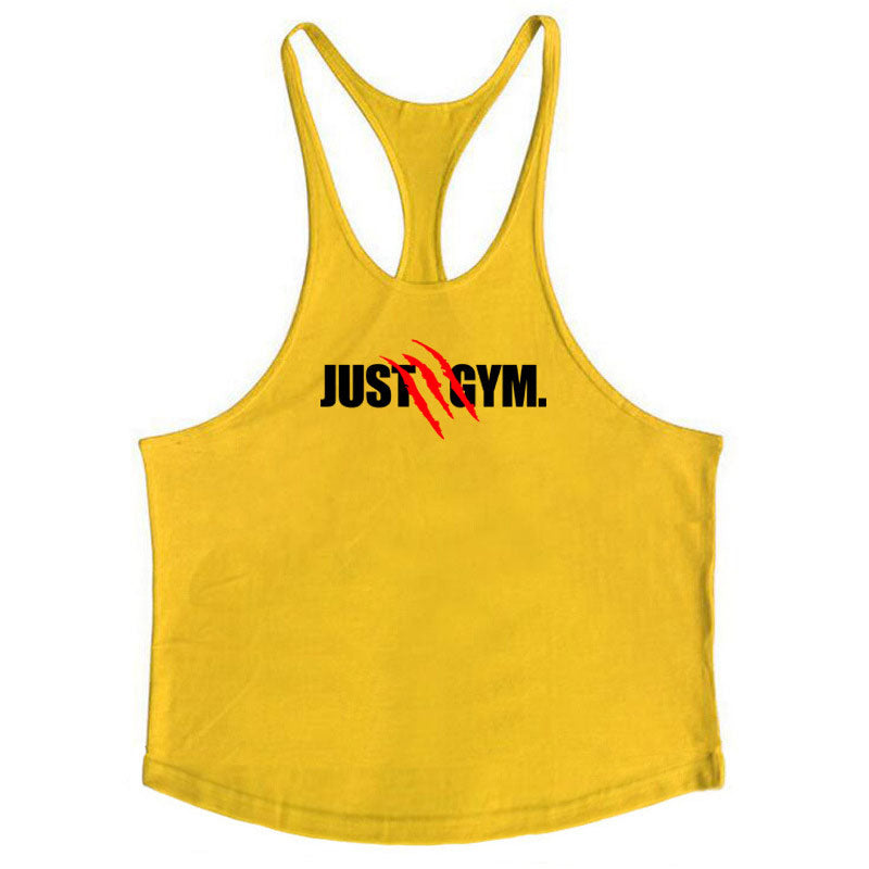 Wholesale M-2XL Men Fashion Letter Print Sports Tank Top